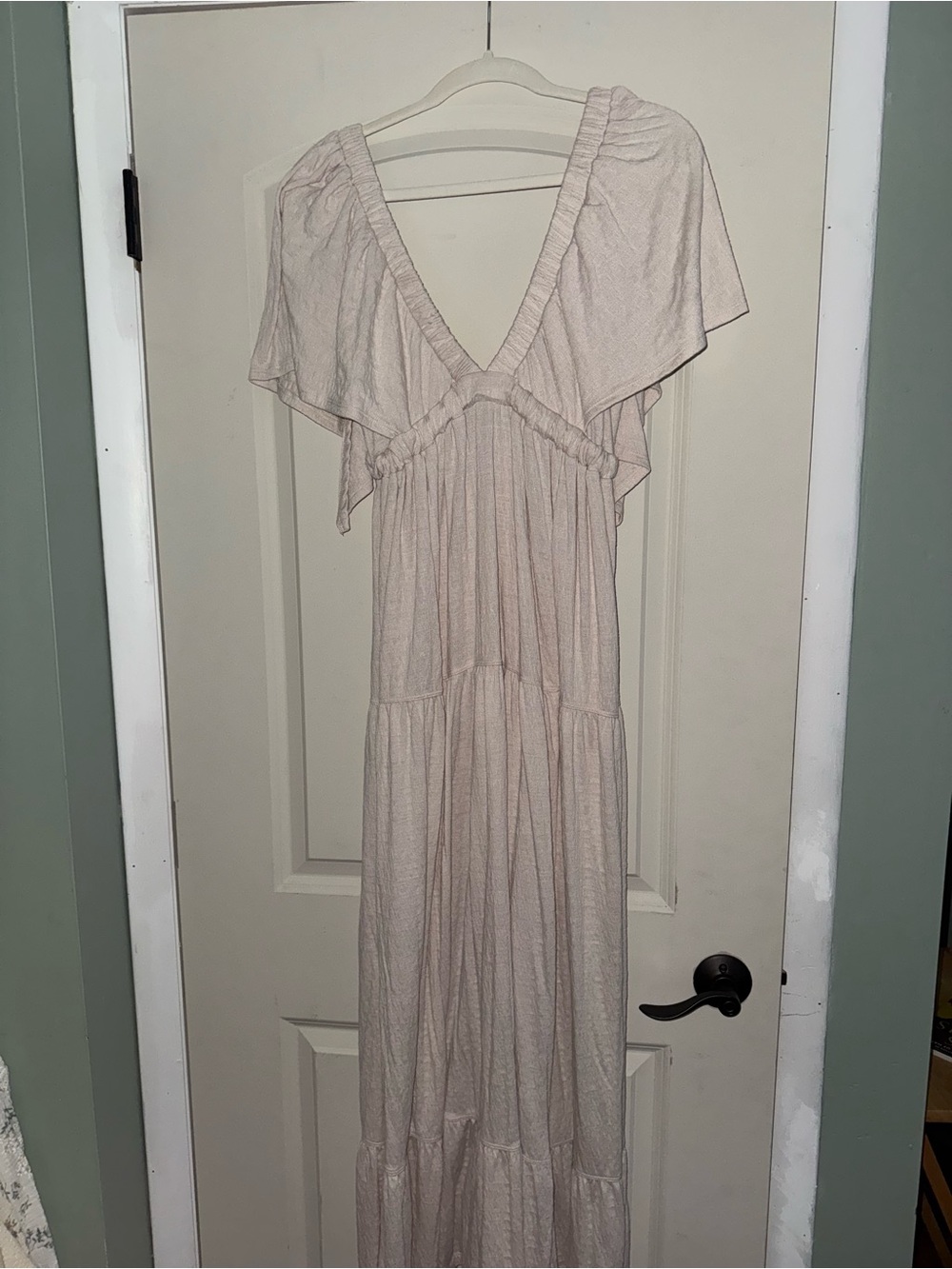 Free People LaLa Maxi Dress in Cream